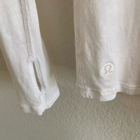 Lululemon White Long Sleeve - Picture 3 of 3